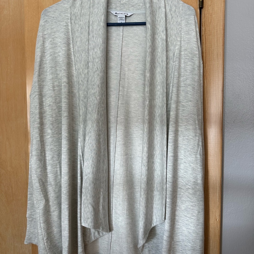 Athleta Women's Light Gray Cardigan